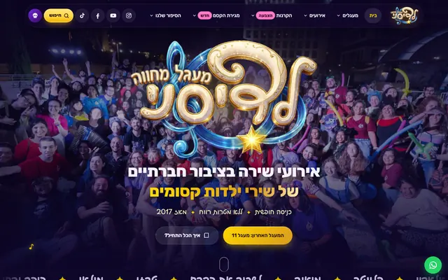 האתר של מעגל מחווה לדיסני