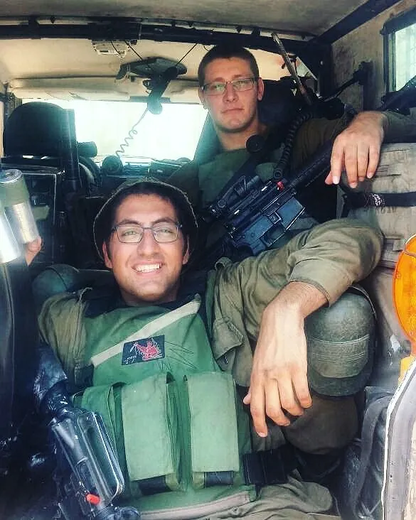 דניאל בציוד לחימה ברכב, פלוגת גרניט, יוני 2017